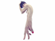 Arte con un cuerpo femenino al desnudo