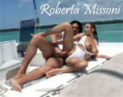 Roberta Missoni follando en un catamar�n navegando