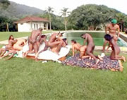 Video porno de una org�a al aire libre de unos brasile�os