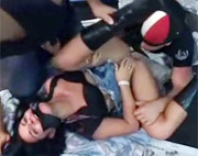 La brasile�a Tamiry Chiavari follada a la fuerza
