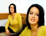 Monica Roccaforte en su casting para ser actriz porno