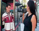 Jane Berry follando con un estra�o reclutado por la calle
