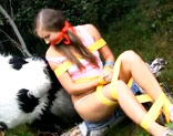 El oso panda mas cachondo ahora tambi�n salva jovencitas